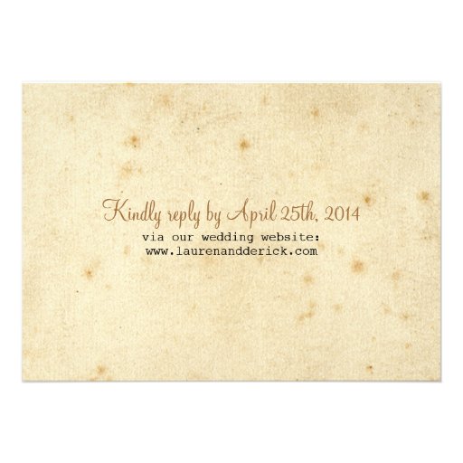 Vintage Telegram Invitation Card