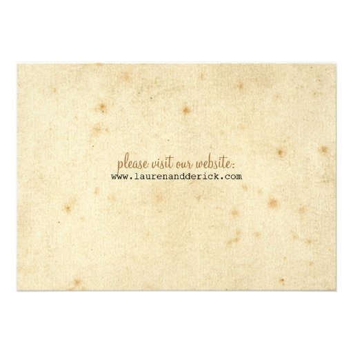 Vintage Telegram Invitation Card