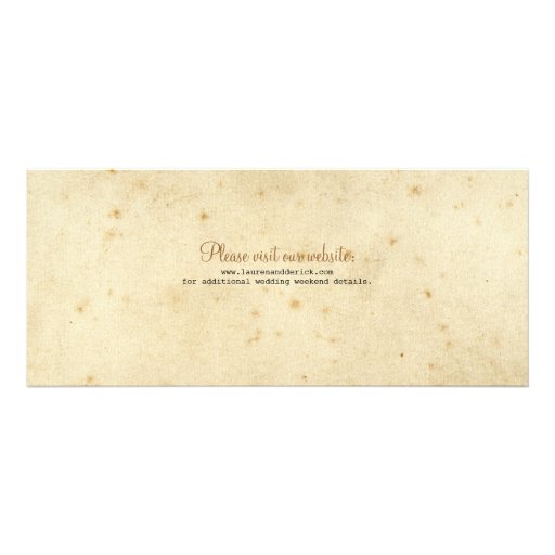 Vintage Telegram Tea Length Invitation