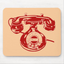 Vintage Telephone Mouse Pads