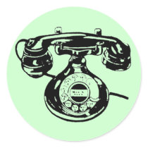 Vintage Telephone Stickers
