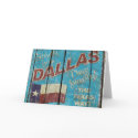 Vintage Texas - Dallas Greeting Card by LMHDesigns Vintage Texas - Dallas Greeting Card