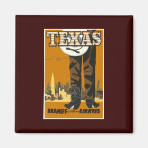 Vintage Texas Magnet