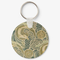 Vintage Textile keychains by renee869hello Vintage Textile keychains
