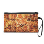 vintage textured orange rose wristlets
