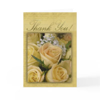 Vintage Thank You Card card
