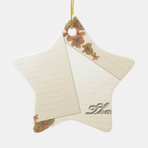 Vintage Thank You Collection Christmas Tree Ornament