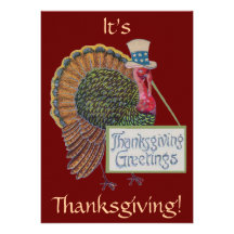 Vintage Thanksgiving Announcements