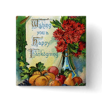 Vintage Thanksgiving Art Pins