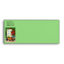 Vintage Thanksgiving Art Envelope