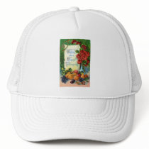 Vintage Thanksgiving Art Mesh Hats