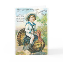 Vintage Thanksgiving Card