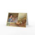 Vintage Thanksgiving card card
