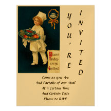 Vintage Thanksgiving Custom Announcement