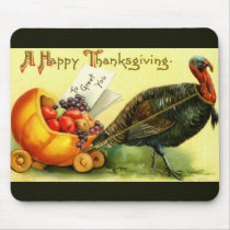 Vintage Thanksgiving Day Turkey Mousepad