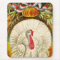 Vintage Thanksgiving Day Turkey Mousepad