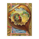 Vintage Thanksgiving Day Turkey Postcard