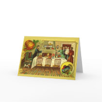 Vintage Thanksgiving Dinner Invitation/Card