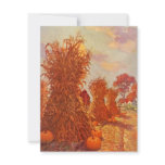 Vintage Thanksgiving Fall Corn Sheaves INVITATIONS