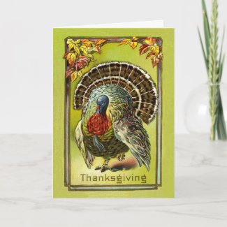 Vintage Thanksgiving Greeting Card