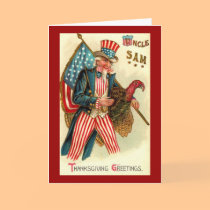 Vintage Thanksgiving Greeting Card by HDKingsbury Vintage Thanksgiving Greeting Card