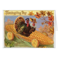 Vintage Thanksgiving Greeting Card