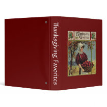 Vintage Thanksgiving Greetings Binder