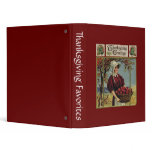 Vintage Thanksgiving Greetings binders