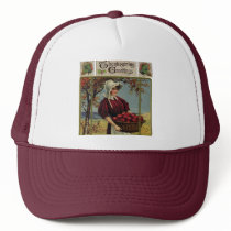 Vintage Thanksgiving Greetings Mesh Hat