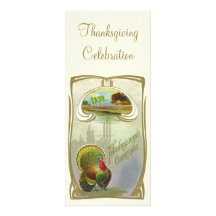 Vintage Thanksgiving Greetings Invitation