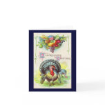 Vintage Thanksgiving Greetings Note Card