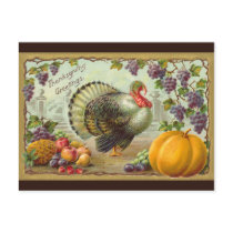 Vintage Thanksgiving Greetings Postcard by Vintage_Gifts Vintage Thanksgiving Greetings Postcard