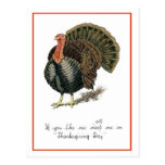 Vintage Thanksgiving Invitation Postcards