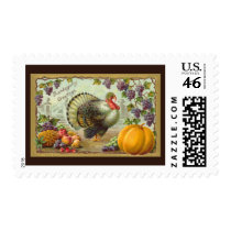 Vintage Thanksgiving Medium Postage