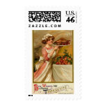 Vintage Thanksgiving Medium Postage