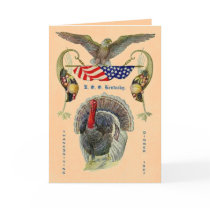 Vintage Thanksgiving Menu Uss Kentucky 1907 cards