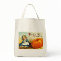 Vintage Thanksgiving Organic Tote Bag