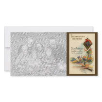 Vintage Thanksgiving Photo Card photo cards