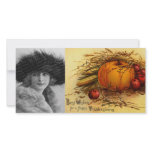 Vintage Thanksgiving Photo Card