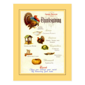 Vintage Thanksgiving Post Card