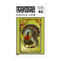 Vintage Thanksgiving Postage Stamp