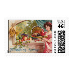 Vintage Thanksgiving Postage Stamps