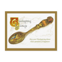 Vintage Thanksgiving Postcard by lkranieri Vintage Thanksgiving Postcard