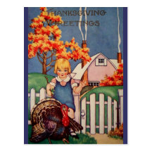 Vintage Thanksgiving Postcard