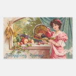 Vintage Thanksgiving Stickers