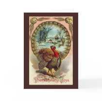 Vintage Thanksgiving Turkey Card