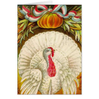 Vintage Thanksgiving Turkey Card