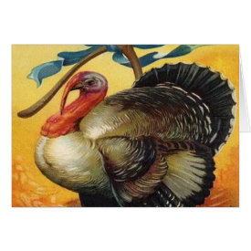 Vintage Thanksgiving Turkey Cards