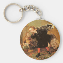 Vintage Thanksgiving Turkey Keychains