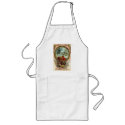 Vintage Thanksgiving Turkey Long Apron by Vintage_Gifts Vintage Thanksgiving Turkey Long Apron